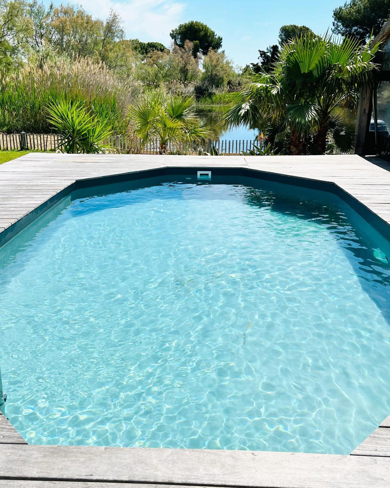 Cabane Le Flamant Avec Jardin, Piscine Et Parking แซ็งต์-มารี-เดอ-ลา-แมร์ ภายนอก รูปภาพ