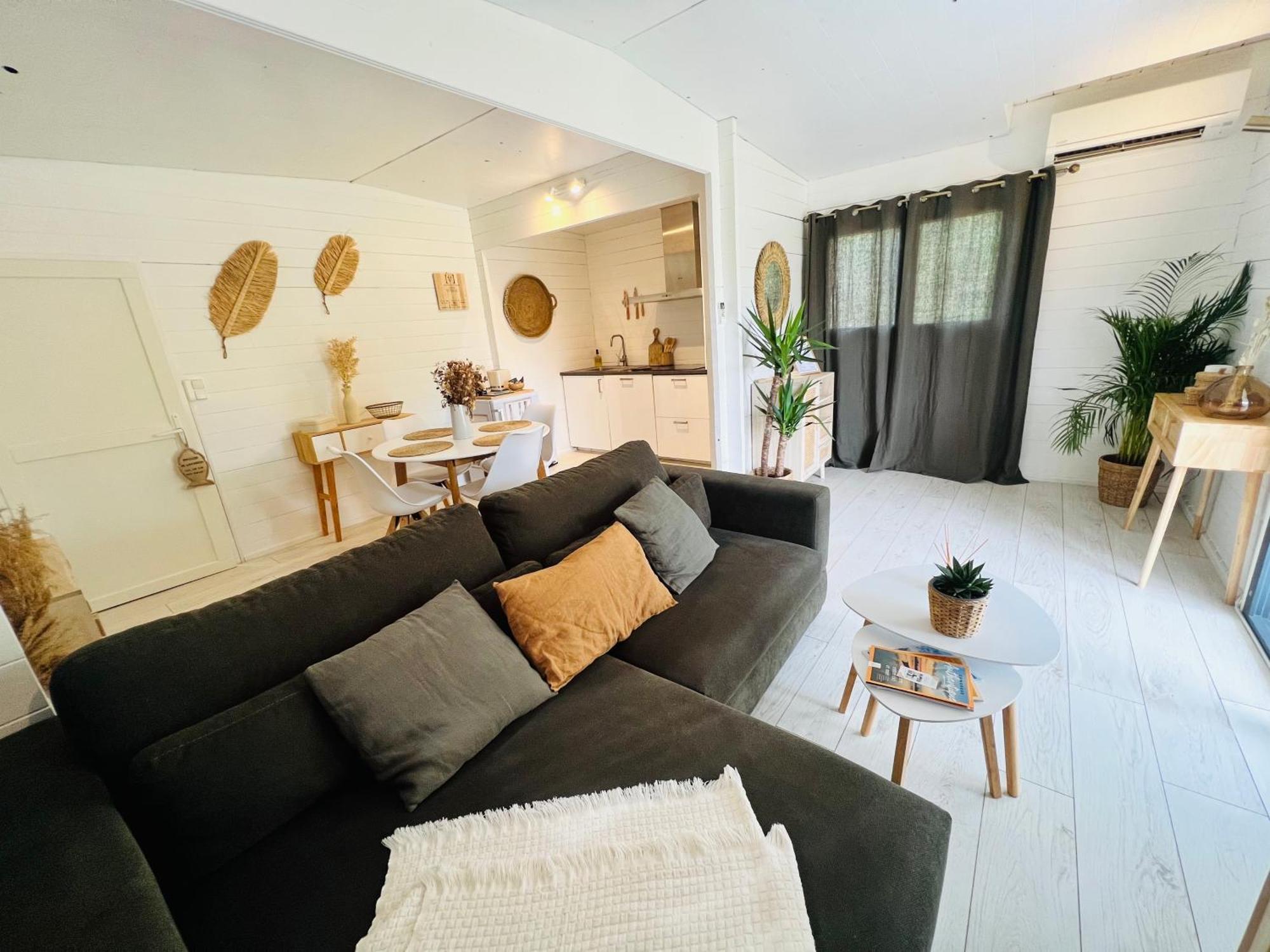 Cabane Le Flamant Avec Jardin, Piscine Et Parking แซ็งต์-มารี-เดอ-ลา-แมร์ ภายนอก รูปภาพ