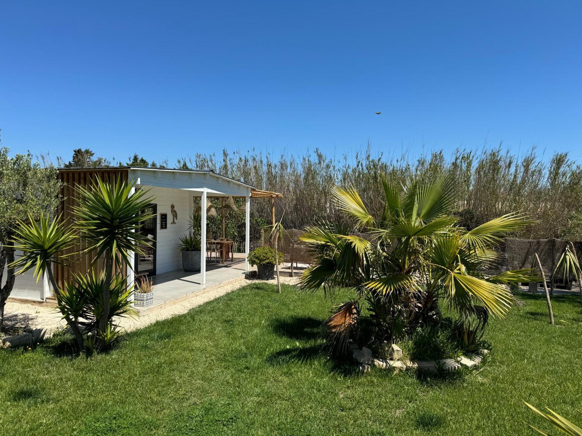Cabane Le Flamant Avec Jardin, Piscine Et Parking แซ็งต์-มารี-เดอ-ลา-แมร์ ภายนอก รูปภาพ