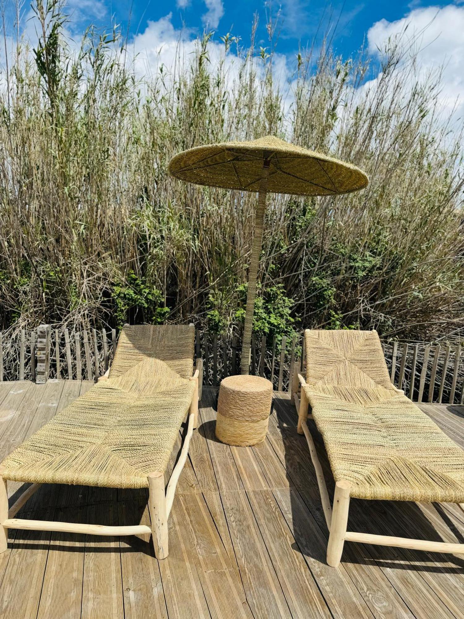 Cabane Le Flamant Avec Jardin, Piscine Et Parking แซ็งต์-มารี-เดอ-ลา-แมร์ ภายนอก รูปภาพ